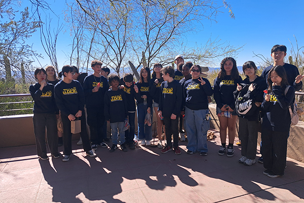TKAP students at the Desert Museum