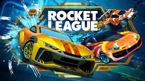 Rocket League graphic with racer cars